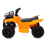 Электромобиль "Квадроцикл", цвет оранжевый, фото 2