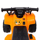 Электромобиль "Квадроцикл", цвет оранжевый, фото 5