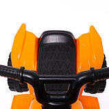 Электромобиль "Квадроцикл", цвет оранжевый, фото 8
