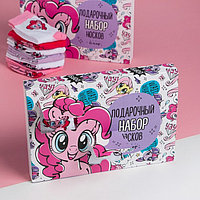 Подарочный набор носков адвент, 6 пар "Искорка и Пинки Пай", My little Pony, 18-20 см
