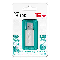 USB Flash накопитель 2.0 16GB Mirex UNIT SILVER