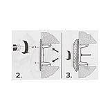 Анемостат ERA 10DW Pine MS, d=100 мм, для бани и сауны, с распорными лапками, цвет сосна, фото 5