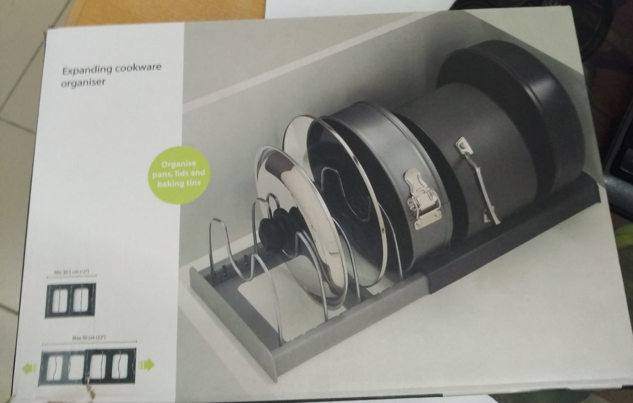 Телескопическая раздвижная сушилка - подставка для посуды Cookware Organiser / Кухонный держатель - органайзер - фото 2 - id-p224536599