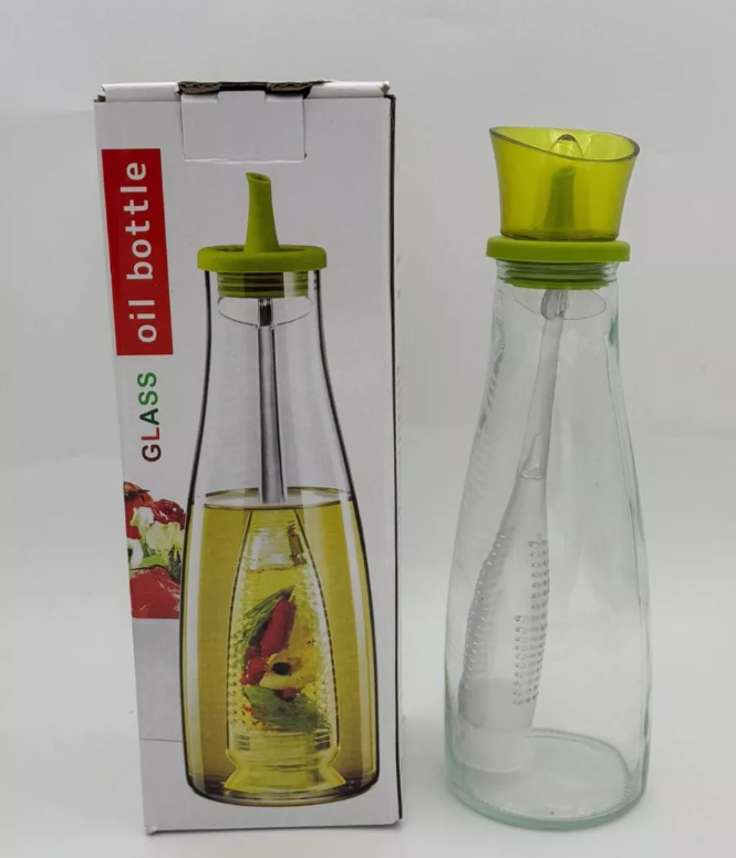 Бутылка - диспенсер стеклянная для масла с ситечком 500 мл. / Бутылка для ароматного масла - фото 8 - id-p224536601