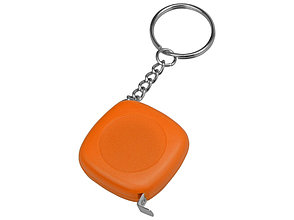 Брелок-рулетка 1м Block, оранжевый, фото 2
