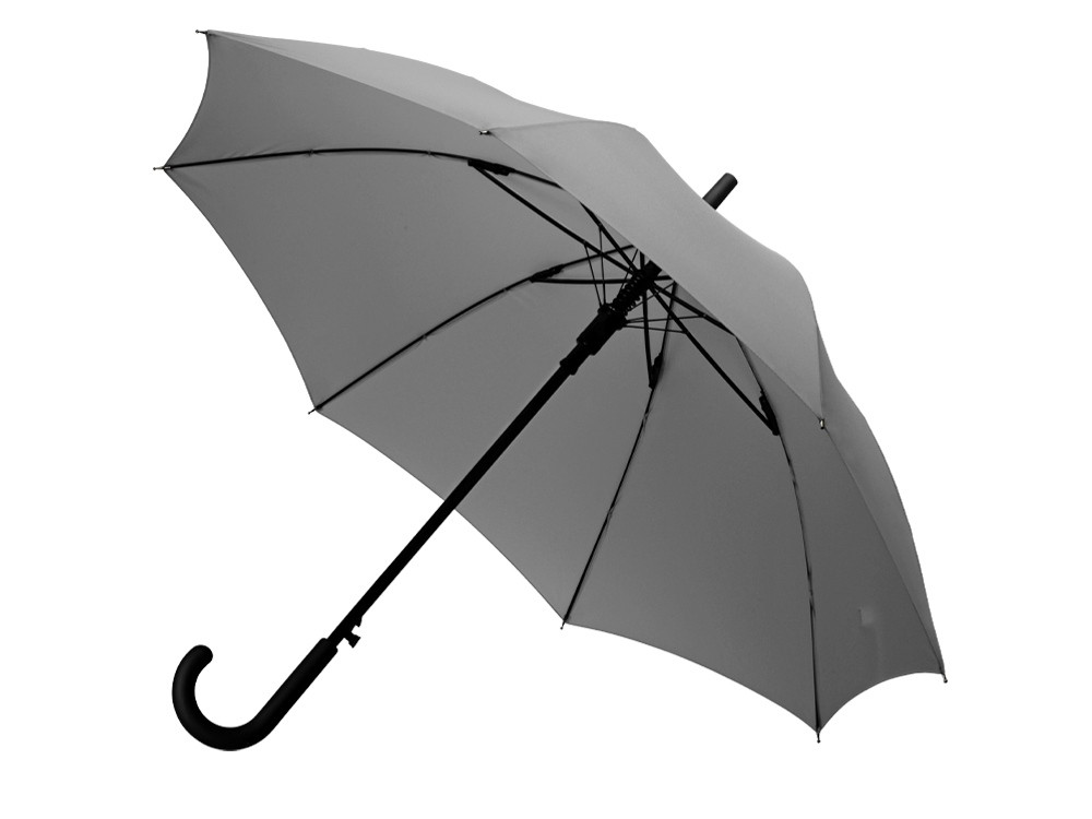 Зонт-трость полуавтомат Wetty с проявляющимся рисунком, серый - фото 2 - id-p224537284