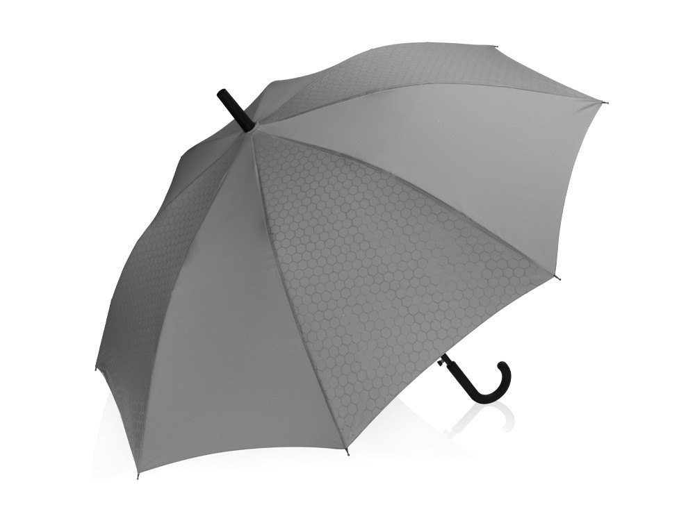 Зонт-трость полуавтомат Wetty с проявляющимся рисунком, серый - фото 5 - id-p224537284