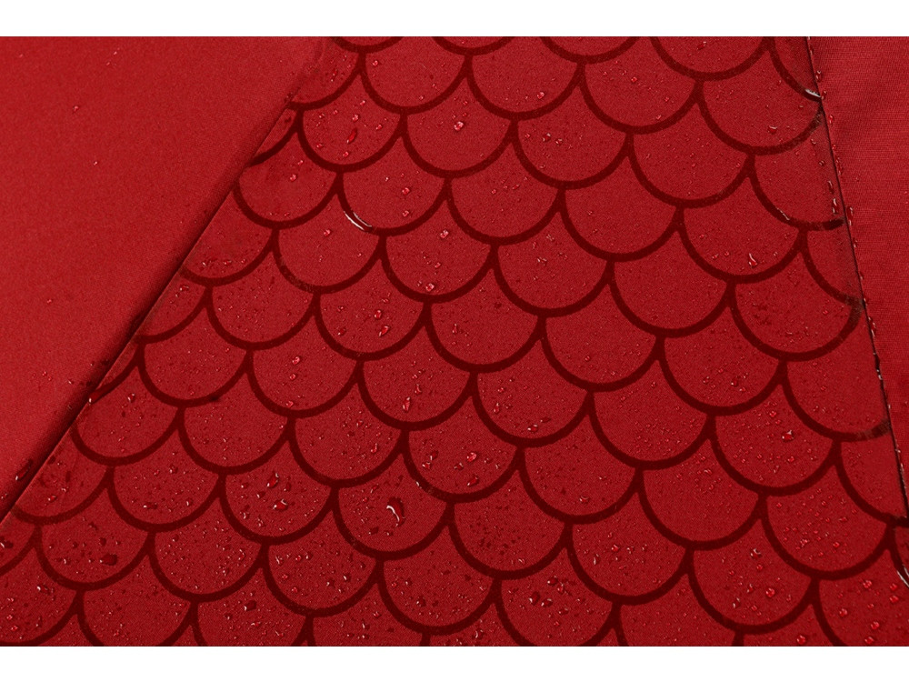 Зонт-полуавтомат складной Marvy с проявляющимся рисунком, красный - фото 4 - id-p224537285