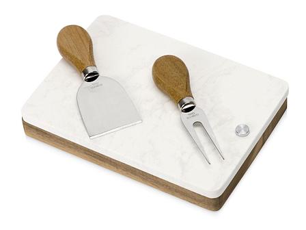 Набор ножей для сыра Fontina, акация и искусственный мрамор, фото 2