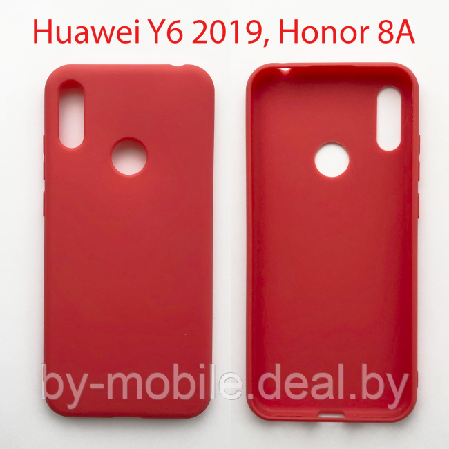 Чехол бампер Huawei Y6 2019, Honor 8a красный - фото 1 - id-p224537550