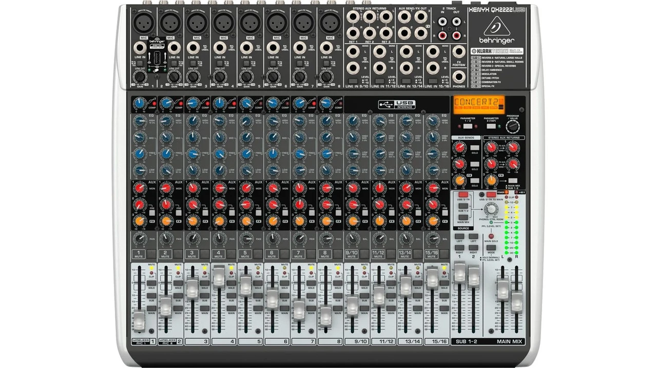 Микшерный пульт Behringer QX2222USB