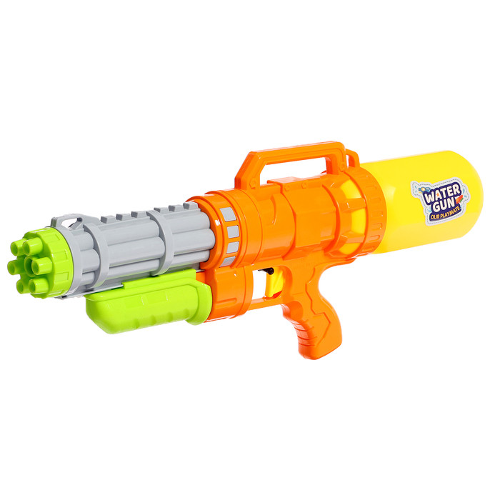 Водный пистолет "Энергетический разрушитель"; с накачкой; 40 см, цвет МИКС - фото 1 - id-p224540667