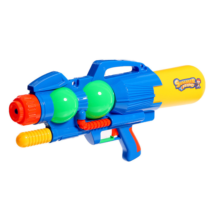 Водный пистолет "Игровой мечтатель"; с накачкой; 56 см, цвет МИКС - фото 1 - id-p224540671