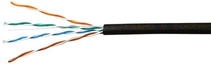 Кабель Skynet Cable CSL-UTP-4-CU-OUT (305 м, черный) - фото 1 - id-p224540968