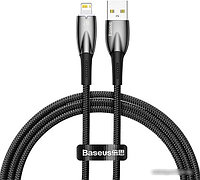 Кабель Baseus Glimmer Series Fast Charging Data Cable USB Type-A - Lightning 2.4A CADH000201 (1 м, черный)