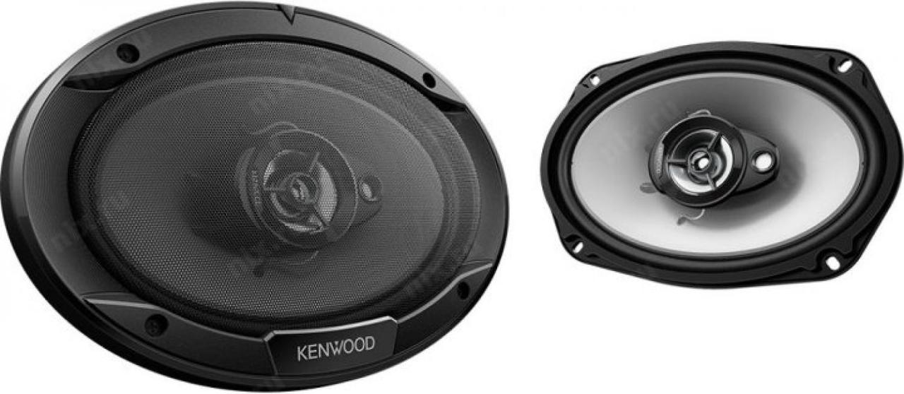 Колонки автомобильные Kenwood KFC-S6966 400Вт 91дБ 4Ом 16x23см (6x9дюйм) (ком.:2кол.) коаксиальные - фото 1 - id-p224541591