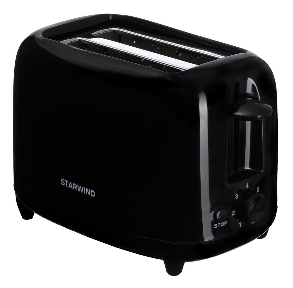 Тостер Starwind ST7002 700Вт черный - фото 1 - id-p224541932