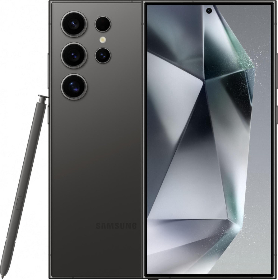 Смартфон Samsung SM-S928B Galaxy S24 Ultra 5G 256Gb 12Gb черный титан моноблок 3G 4G 2Sim 6.8" 1440x3120 - фото 1 - id-p224541908