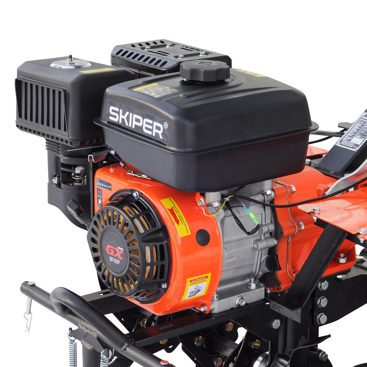 Культиватор SKIPER SP-860S (8 л.с., без ВОМ, пон.передача 3+1, большой бак и глушитель, без колёс) - фото 4 - id-p224542586