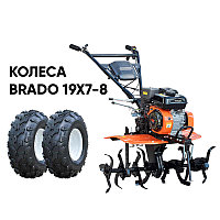 Культиватор SKIPER SP-700S + колеса BRADO 19х7-8 (комплект)