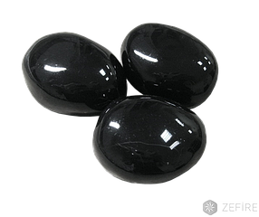 Декоративные керамические камни черные, фото 2