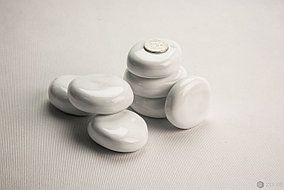 Декоративные керамические камни белые, фото 3