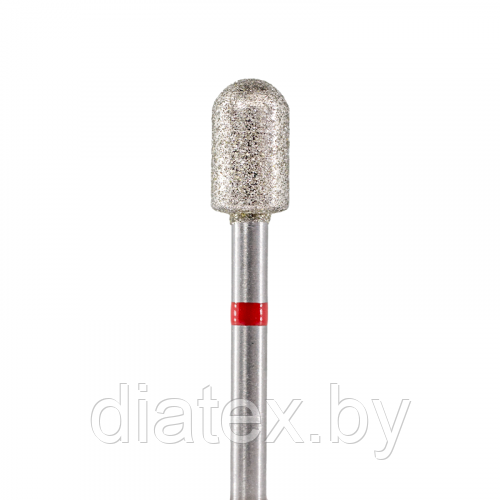 Кристалл, Алмазная фреза (цилиндр закругл.), D5, L080, мягкая, 856.104.137.080.050