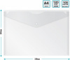 Конверт на кнопке Buro -PK120BU/CLEAR A4 пластик 0.12мм прозрачный - фото 3 - id-p224544224