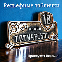 Металлические таблички на забор