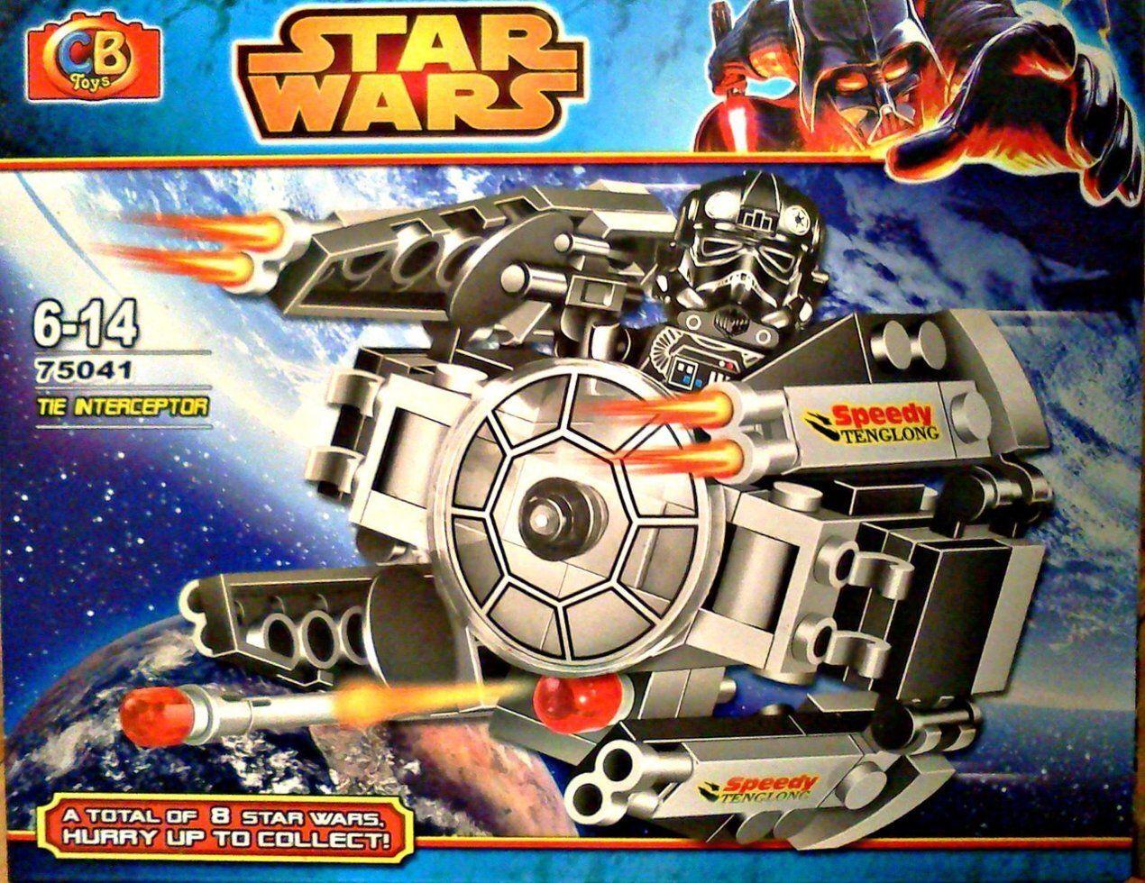 Детский конструктор звездные войны star wars Стар Варс истребитель галактической империи TIE Interceptor 75041 - фото 1 - id-p224544228