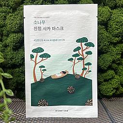 Маска успокаивающая с экстрактами сосны и центеллы Round Lab Pine Calming Cica Mask Sheet