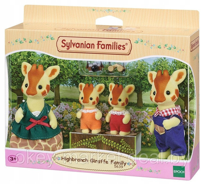 Игровой набор Sylvanian Families Семья Жирафов, 5639 - фото 7 - id-p224544831