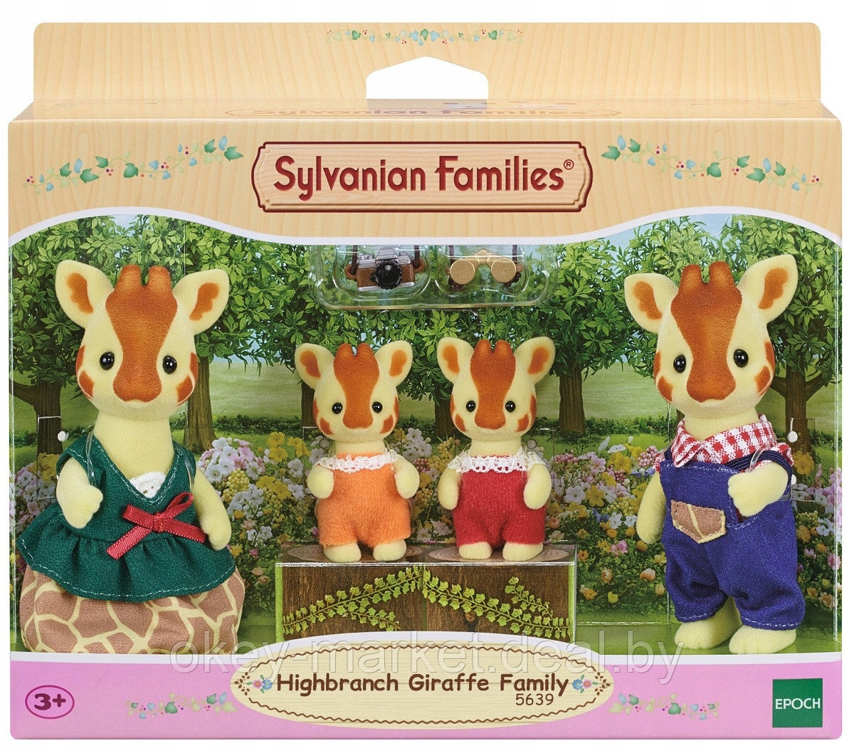 Игровой набор Sylvanian Families Семья Жирафов, 5639 - фото 1 - id-p224544831