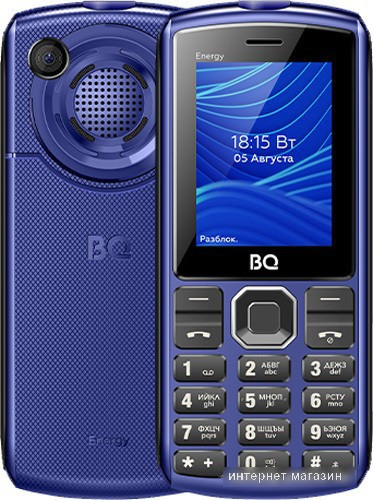 Кнопочный телефон BQ-Mobile BQ-2452 Energy (синий) - фото 1 - id-p224544864