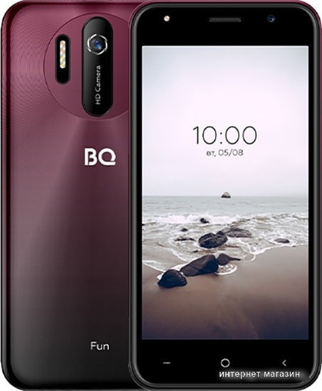 Смартфон BQ-Mobile BQ-5031G Fun (красный) - фото 1 - id-p224544869