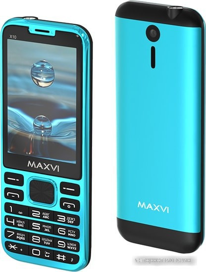 Мобильный телефон Maxvi X10 (голубой) - фото 1 - id-p224544900