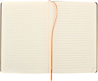 Ежедневник недатированный с ручкой Lorex 155*215 мм, 128 л., синий/оранжевый срез