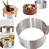 Форма для выпечки регулируемая диаметр 16-30 см. / Раздвижное кольцо кулинарное Cake Ring 16-30 см., фото 2