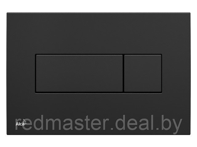 Кнопка управления для систем инсталляций (черная) Alcaplast M378 - фото 1 - id-p224545027