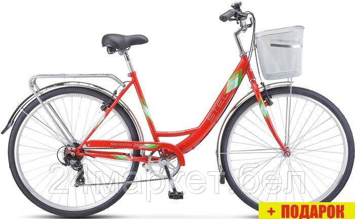 Велосипед Stels Navigator 395 28 Z010 2023 (красный) - фото 1 - id-p224459713