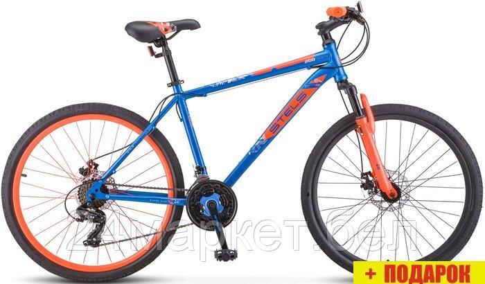 Велосипед Stels Navigator 500 MD 26 F020 р.18 2023 (синий/красный) - фото 1 - id-p224459635