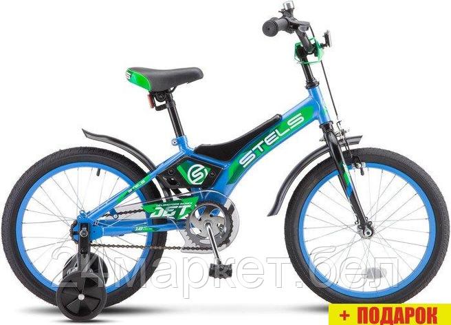 Детский велосипед Stels Jet 18 Z010 2022 (синий), фото 2