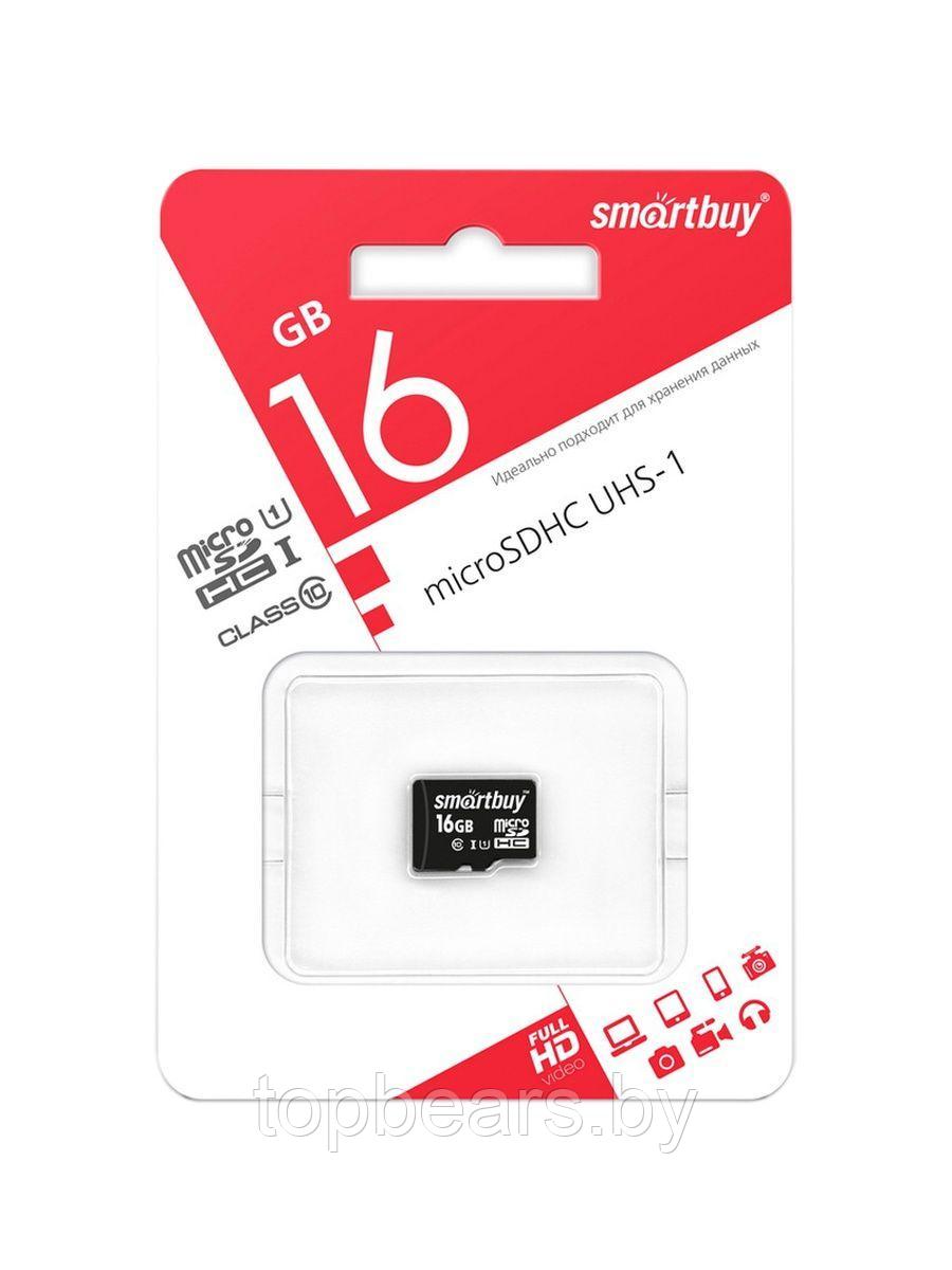 Карта памяти Smartbuy micro SDXC 16GB Class 10 UHS-1 SB16GBS - фото 1 - id-p224547628