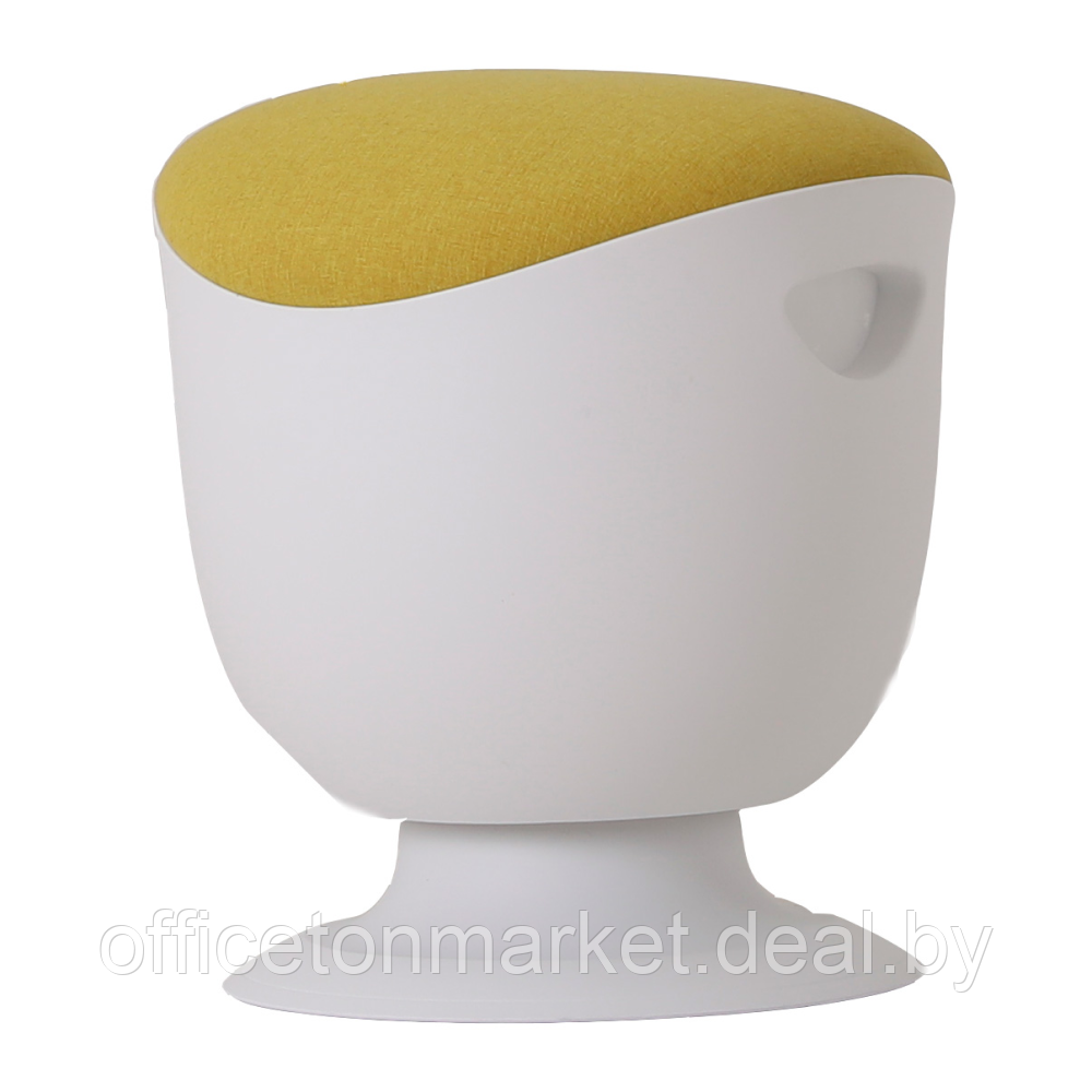 Стул для активного сиденья "Tulip", пластик, белый, желтый - фото 1 - id-p224544391