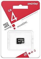 Карта памяти Smartbuy micro SDXC 4GB Class 10 UHS-1 SB4GBS