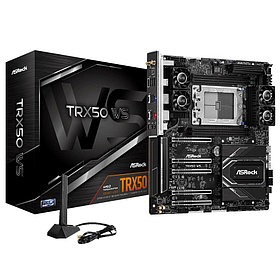 TRX50 WS, Socket sTR5, AMD TRX50, 4xDDR5-4800, DP, 5xPCI-Ex16, 4xSATA3(RAID 0/1/10), 3xM.2, 8 Ch Audio, 10Gb