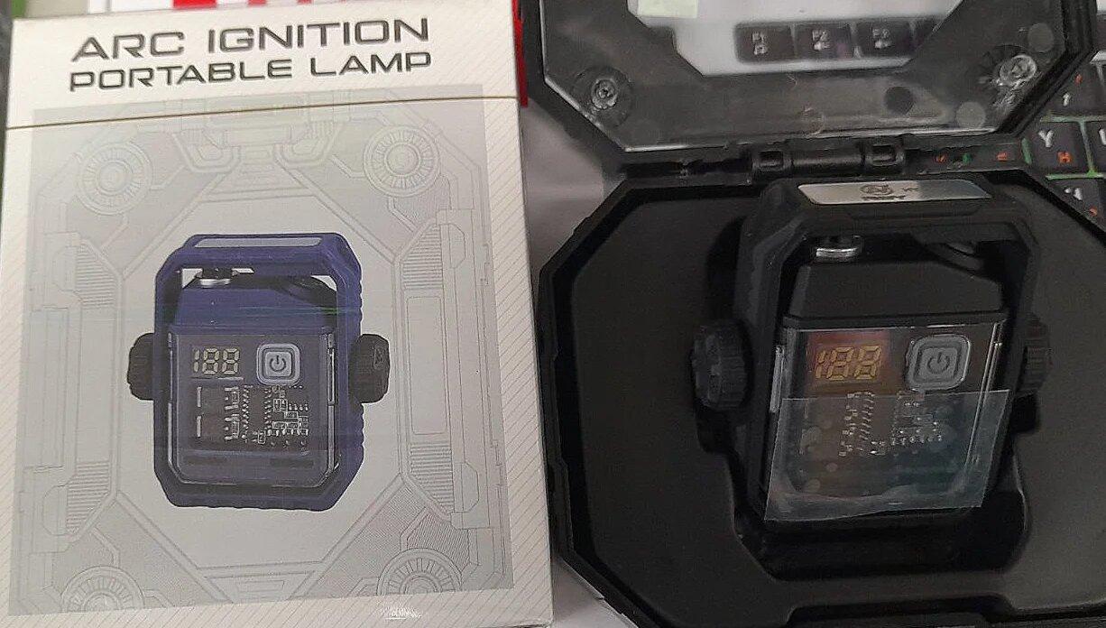 Пьезо зажигалка Фонарь ARC IGNITION