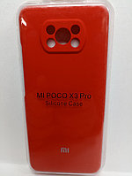 Чехол Poco X3/ X3 Pro Silicone Case красный