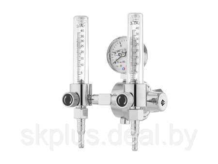 Регулятор расхода газа универсальный Сварог У-30/АР-40-Р-2 (198 AR), манометр с поверкой - фото 1 - id-p224547901