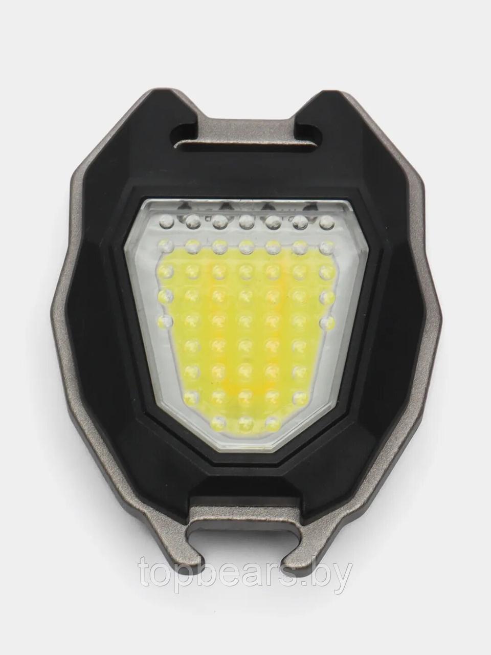 Фонарик LED брелок аккумуляторный с магнитом, карабином и электронной зажигалкой - фото 1 - id-p224548832
